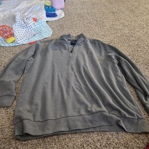 Polo Ralph Lauren Classics Estate Rib 1/4 Zip Sweater Heather Grey Men’s 3XL